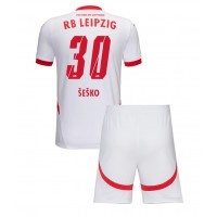 RB Leipzig Benjamin Sesko #30 Hemmaställ Barn 2024-25 Korta ärmar (+ Korta byxor)